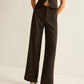 High-Waist Straight Pants