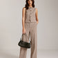 Elegant Plaid Button Vest