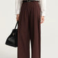 Versatile Pleated Wide-Leg Pants