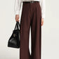 Versatile Pleated Wide-Leg Pants