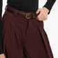 Versatile Pleated Wide-Leg Pants