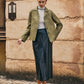 Loose PU Leather Straight Jacket