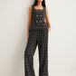 Checked Tweed Button Vest