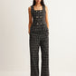 Checked Tweed Button Vest