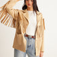 Boheme Tassel Suede Blazer