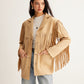 Boheme Tassel Suede Blazer