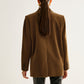 Cotton Corduroy Button Blazer