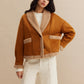 Boheme Minky Lined Suede Jacket