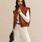Stand Collar Button Warm Vest
