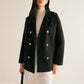 Metal-Detail Lapel Blazer