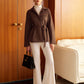 Boheme Belted Suede Polo Jacket