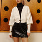 Leg-Of Mutton Sleeve Petite Knit Outerwear