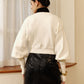 Leg-Of Mutton Sleeve Petite Knit Outerwear