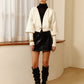 Leg-Of Mutton Sleeve Petite Knit Outerwear