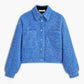 Button Clasp Lapel Jacket