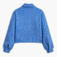 Button Clasp Lapel Jacket
