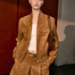 Suede Zipper Jacket