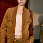 Suede Zipper Jacket