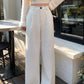 Wool-Blend Tweed Pants
