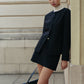 Round Neck Button Down Blazer