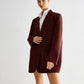 Tie Back Shift Blazer