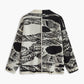 Vintage Printed Oversize Knit Outwear