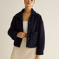 Casual Pockets Button Jacket