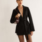 Belted Pockets Blazer