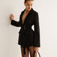 Belted Pockets Blazer