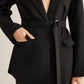 Belted Pockets Blazer
