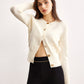 Versatile Metal Button Knit Outerwear