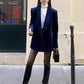 Elegant Shift Button Blazer