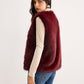 Minimalist Faux Fur Vest