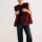 Minimalist Faux Fur Vest