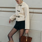 Elegant Faux Fur Short Coat