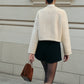 Elegant Faux Fur Short Coat