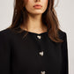 Heart-Button Regular Fit Blazer
