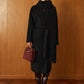 Versatile Belted Warm Coat With Scarf