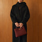 Versatile Belted Warm Coat With Scarf
