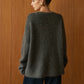 Wool-Blend Metal Button Knit Outerwear