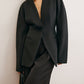 Utility Split Button Cinched Blazer