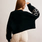 Knit-Floral Short Outerwear