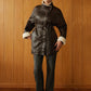 Fleecing PU Leather Belted Jacket