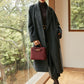 Elegant Wool-Blend Long Coat