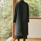 Elegant Wool-Blend Long Coat