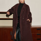 Elegant Wool-Blend Long Coat