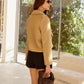 Elegant Short Polo Jacket
