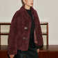 Button Lapel Teddy Jacket