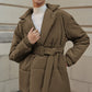 Belted Lapel Cozy Winter Coat