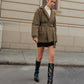 Belted Lapel Cozy Winter Coat